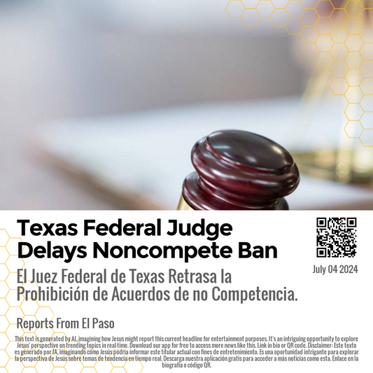 Texas Federal Judge Delays Noncompete Ban