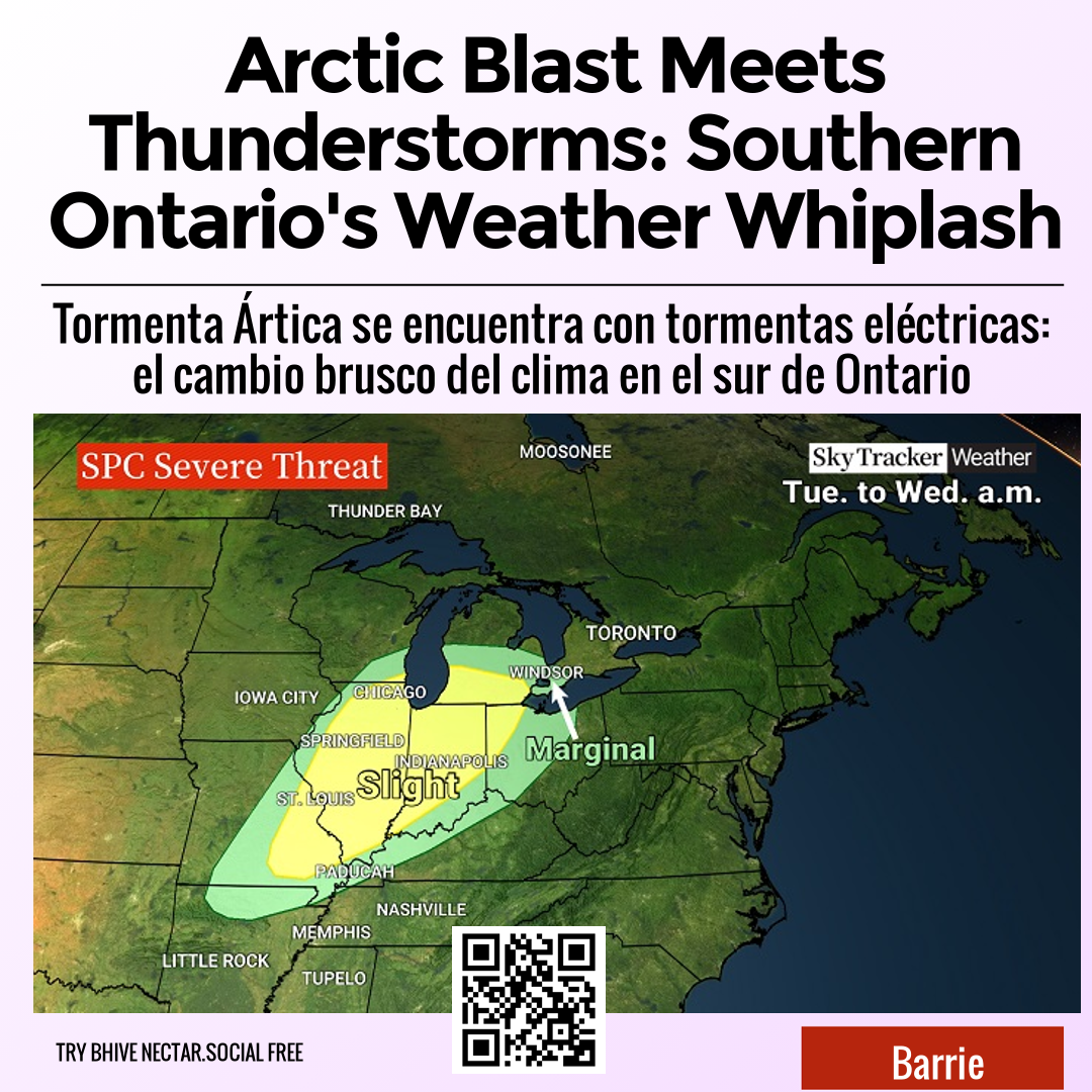 Arctic Blast Meets Thunderstorms: Southern Ontario's Weather Whiplash