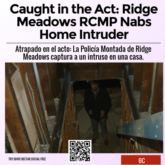 Caught in the Act: Ridge Meadows RCMP Nabs Home Intruder