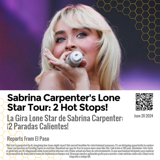 Sabrina Carpenter's Lone Star Tour: 2 Hot Stops!