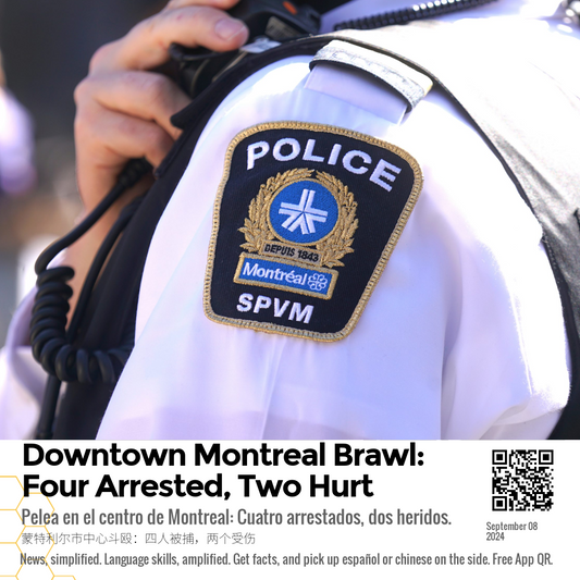 Downtown Montreal Brawl: Four Arrested, Two Hurt