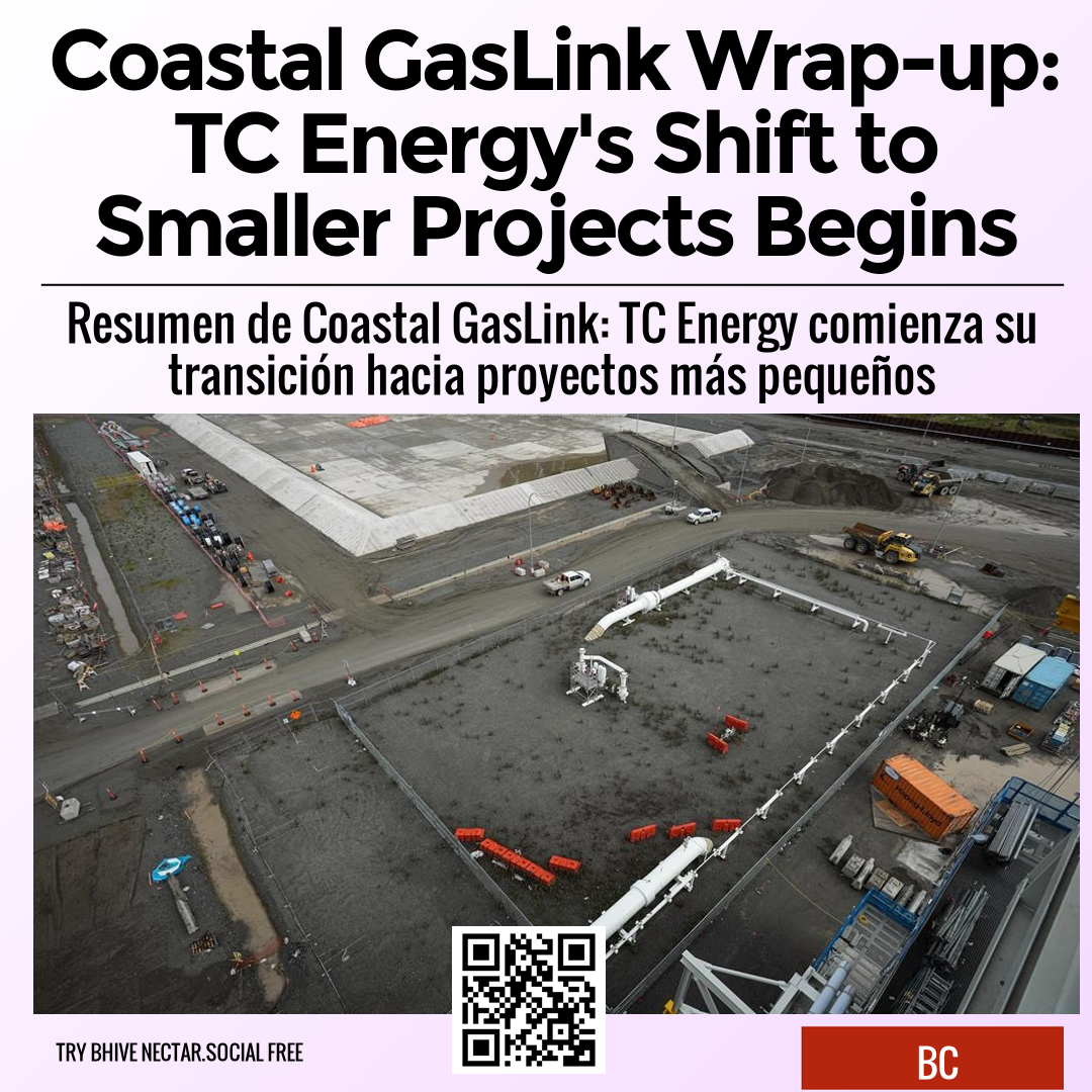 Coastal GasLink Wrap-up: TC Energy's Shift to Smaller Projects Begins