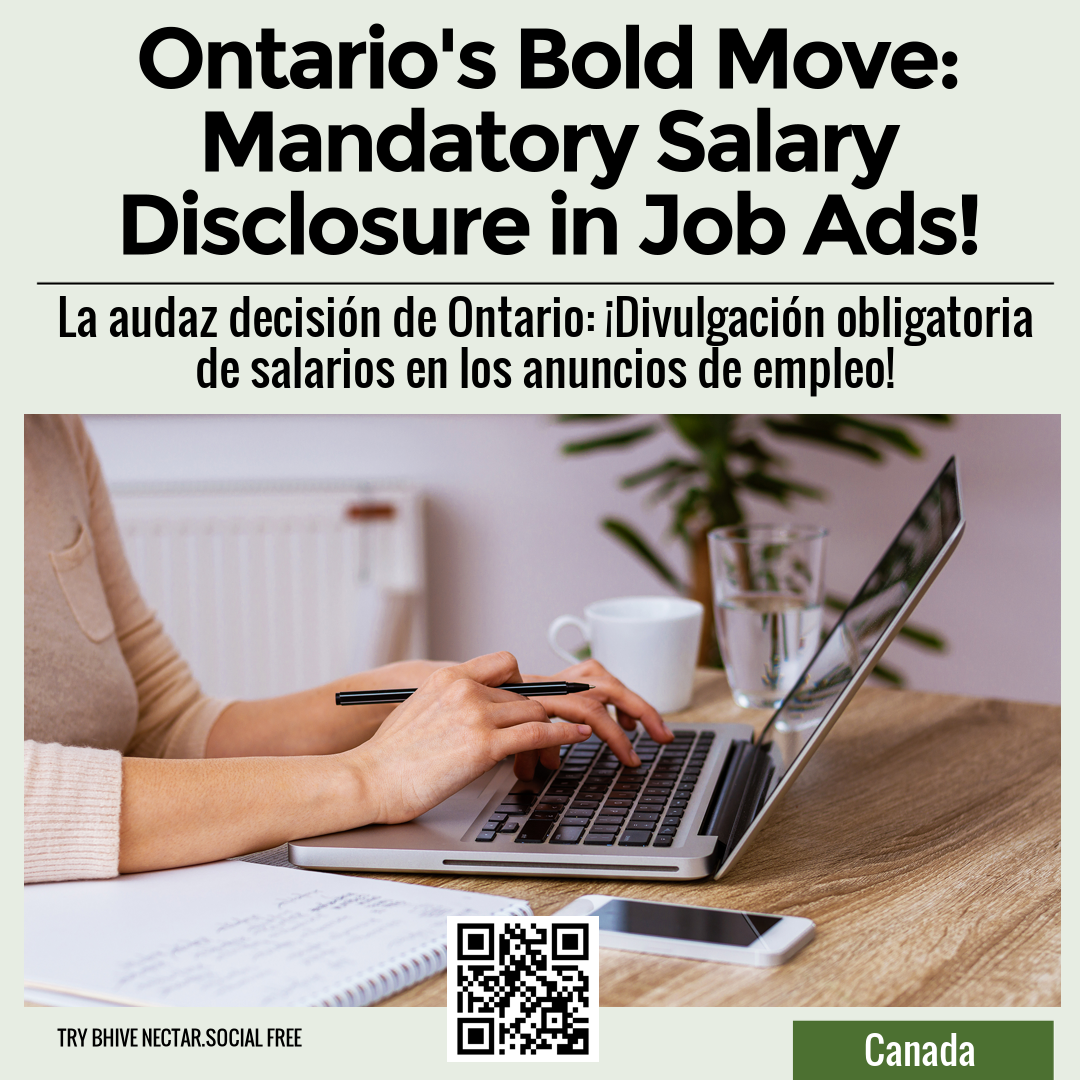 Ontario's Bold Move: Mandatory Salary Disclosure in Job Ads!