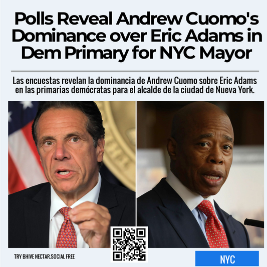 Polls Reveal Andrew Cuomo's Dominance over Eric Adams in Dem Primary for NYC Mayor