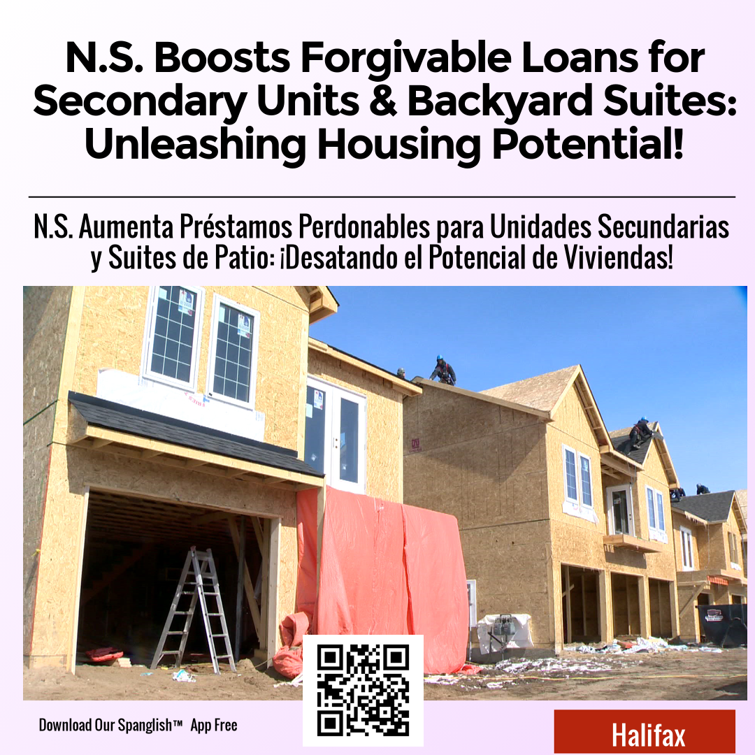 N.S. Boosts Forgivable Loans for Secondary Units & Backyard Suites: Unleashing Housing Potential!