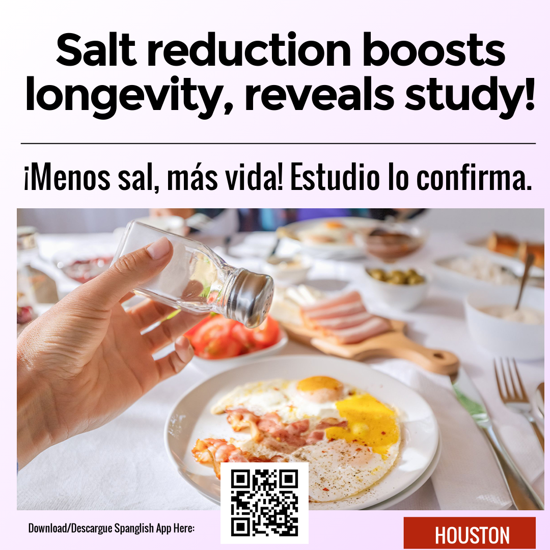 Salt reduction boosts longevity, reveals study!