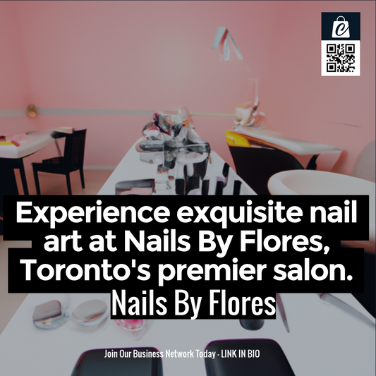Experience exquisite nail art at Nails By Flores, Toronto's premier salon.