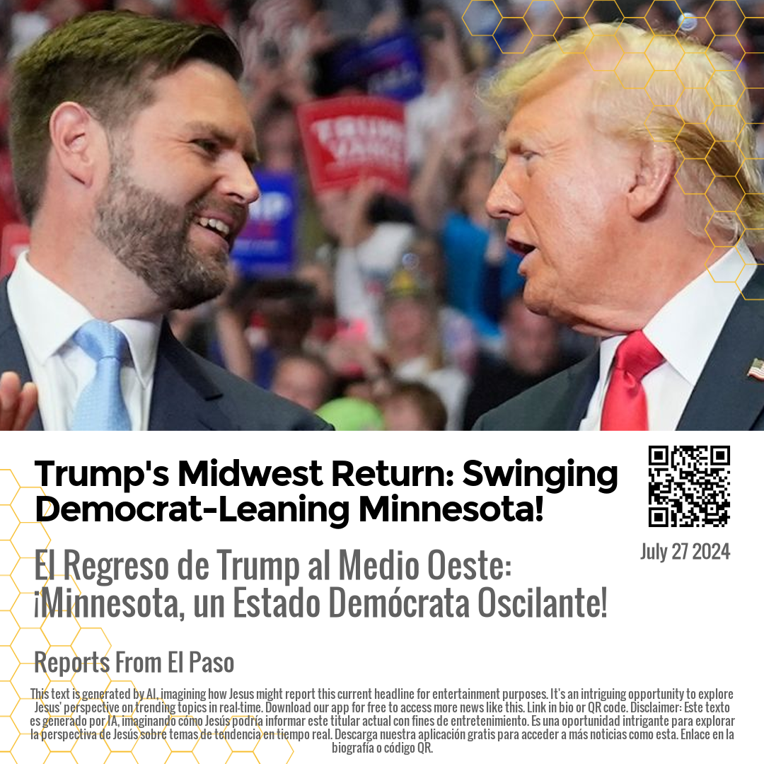 Trump's Midwest Return: Swinging Democrat-Leaning Minnesota!