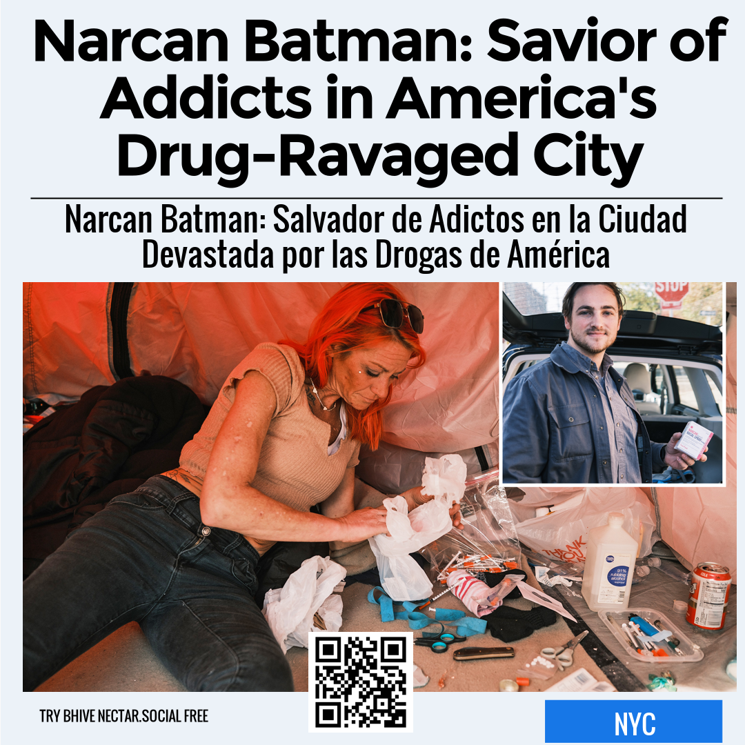 Narcan Batman: Savior of Addicts in America's Drug-Ravaged City