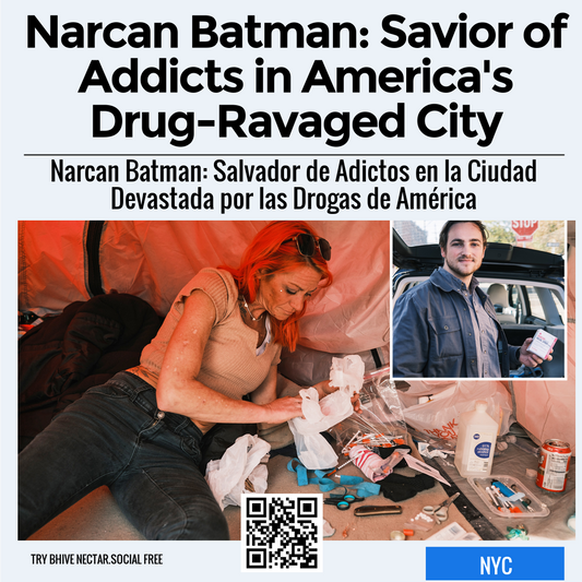 Narcan Batman: Savior of Addicts in America's Drug-Ravaged City