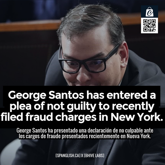 George Santos has entered a plea of not guilty to recently filed fraud charges in New York.