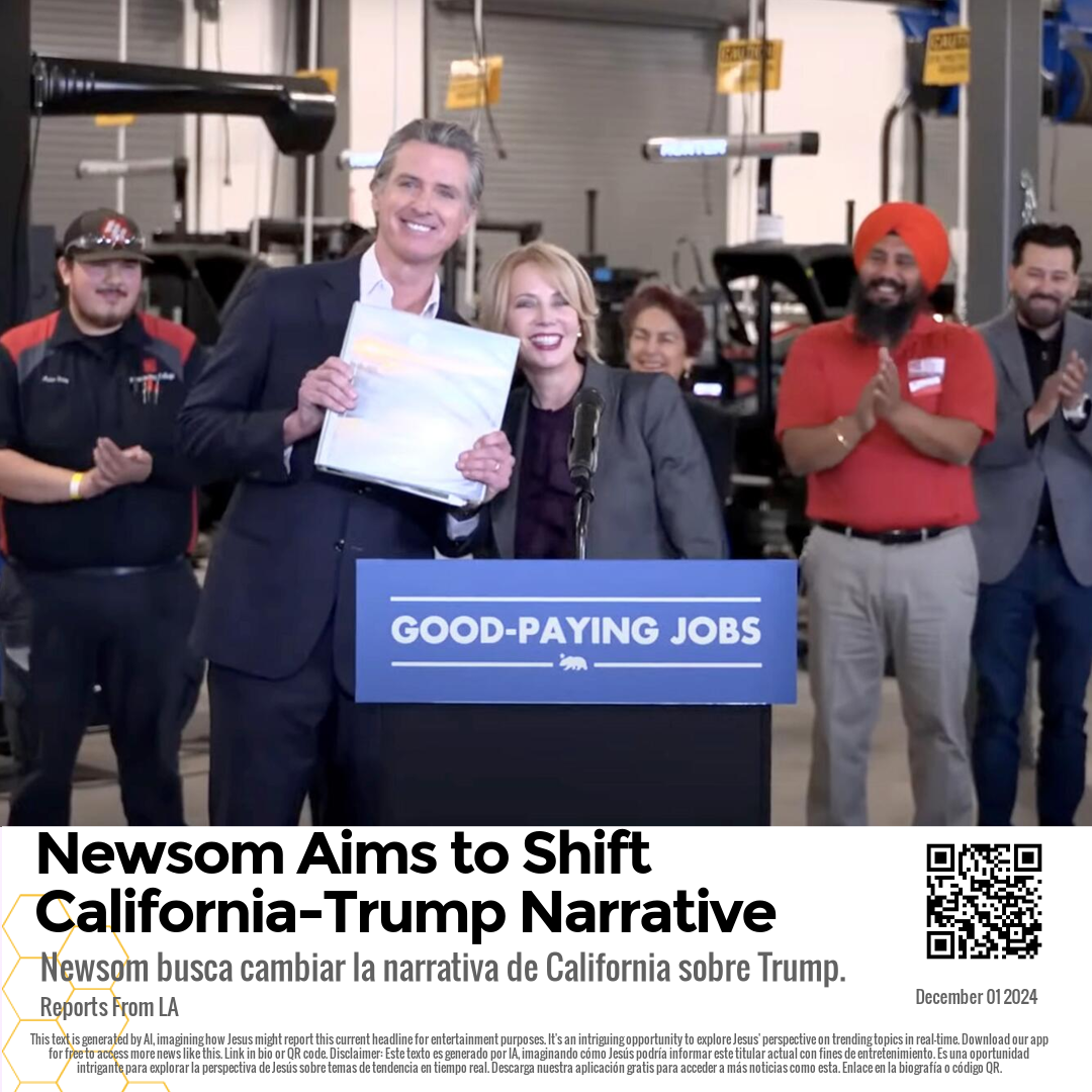 Newsom Aims to Shift California-Trump Narrative