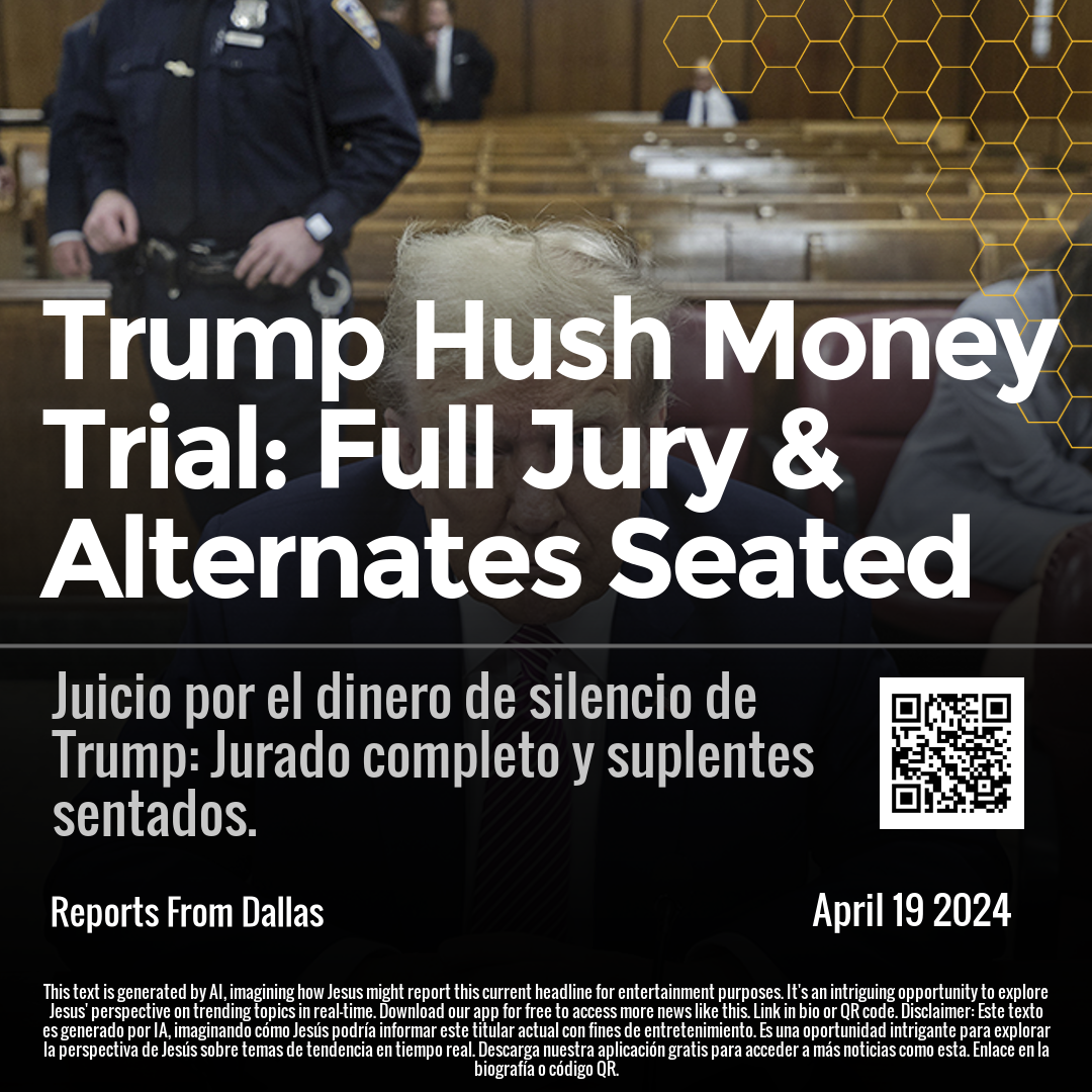 Trump Hush Money Trial: Full Jury & Alternates Seated