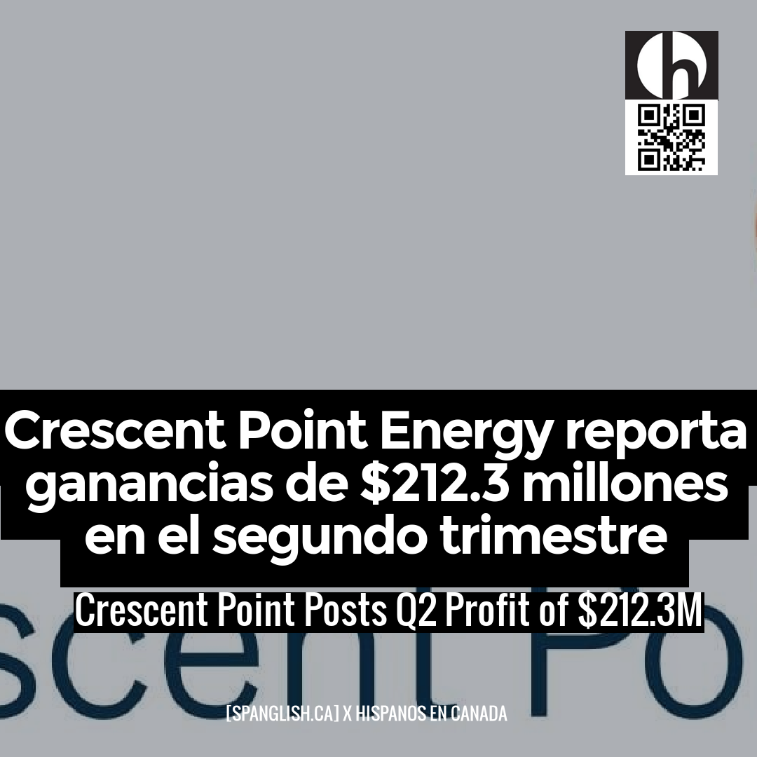 Crescent Point Posts Q2 Profit of $212.3M