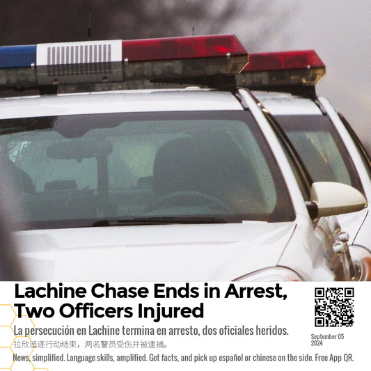 Lachine Chase Ends in Arrest, Two Officers Injured