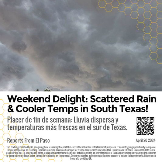 Weekend Delight: Scattered Rain & Cooler Temps in South Texas!