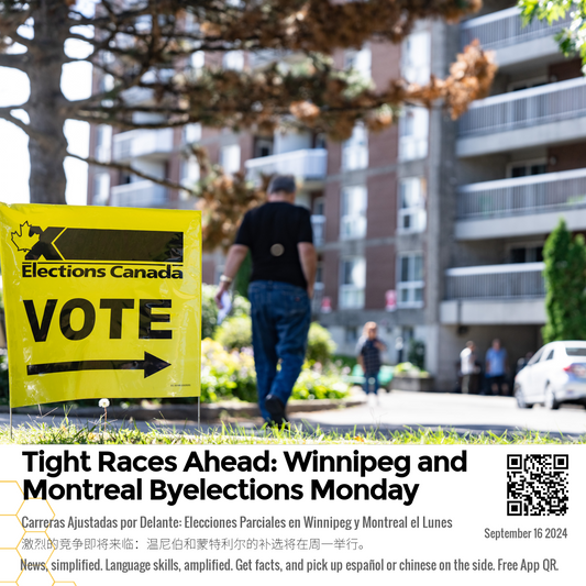 Tight Races Ahead: Winnipeg and Montreal Byelections Monday