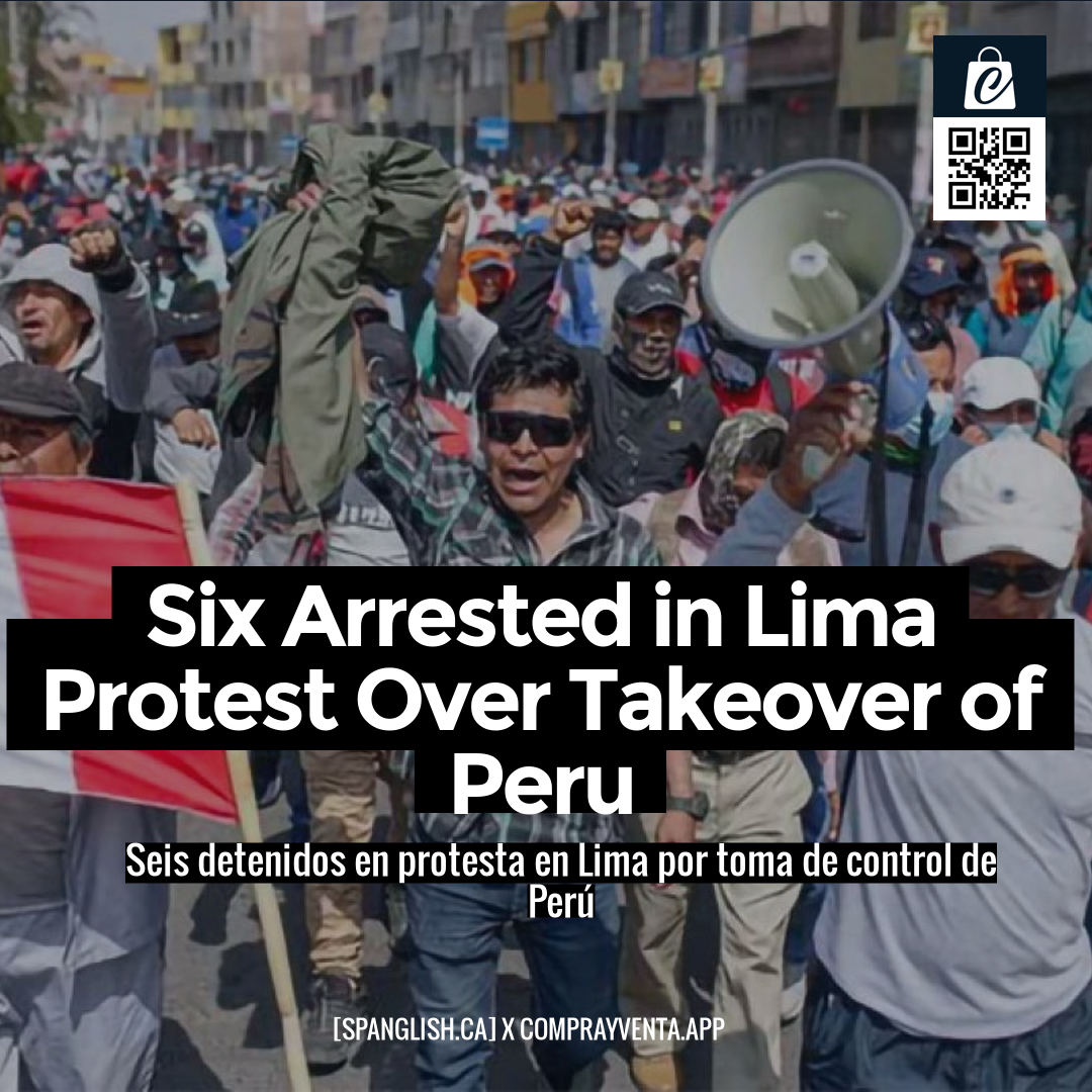 Six Arrested in Lima Protest Over Takeover of Peru