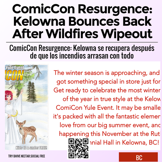 ComicCon Resurgence: Kelowna Bounces Back After Wildfires Wipeout