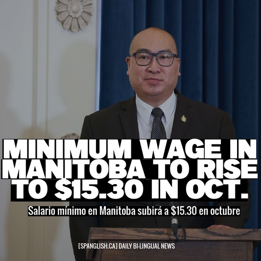 Minimum Wage in Manitoba to Rise to $15.30 in Oct.