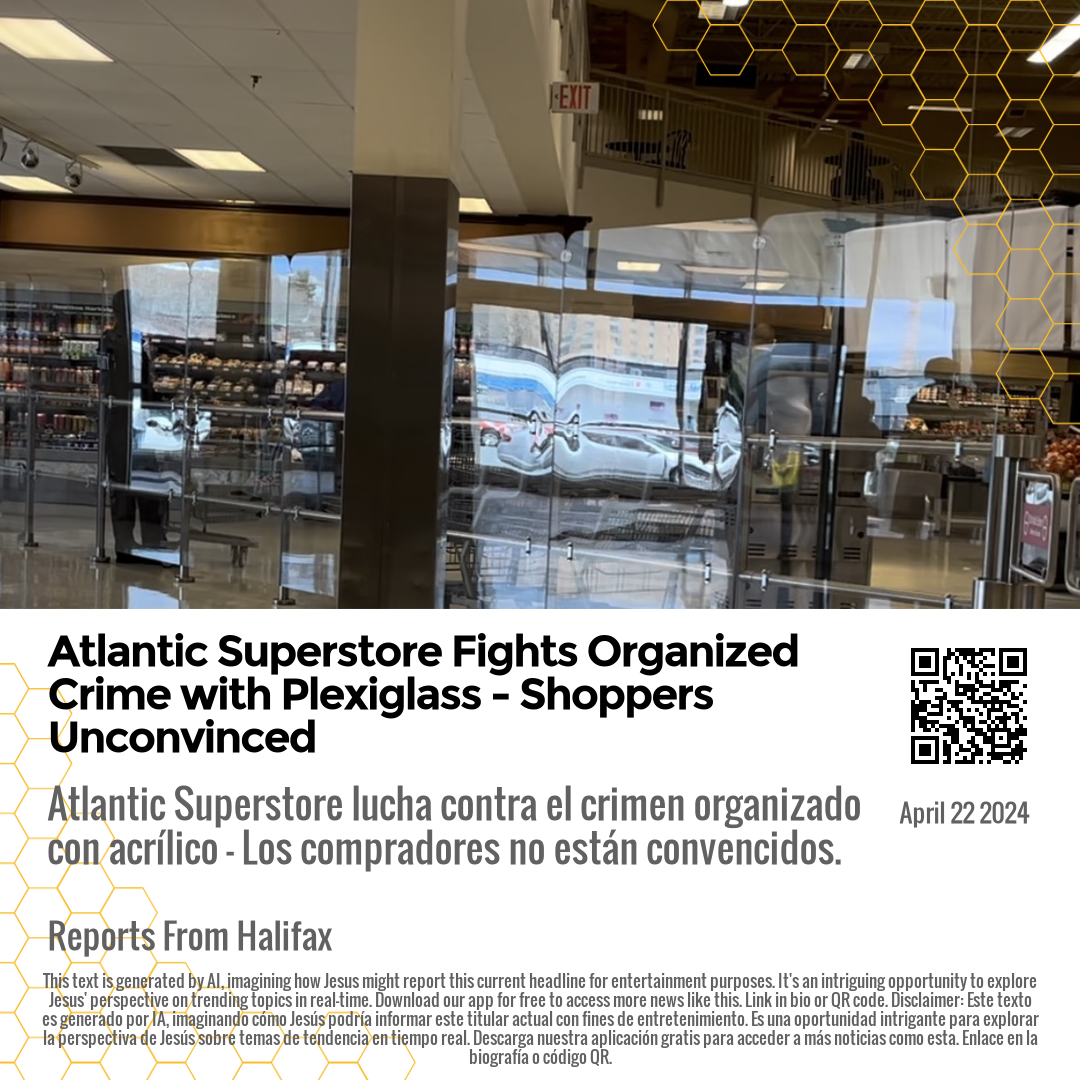 Atlantic Superstore Fights Organized Crime with Plexiglass - Shoppers Unconvinced