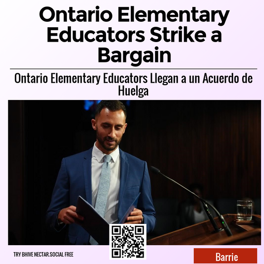 Ontario Elementary Educators Strike a Bargain