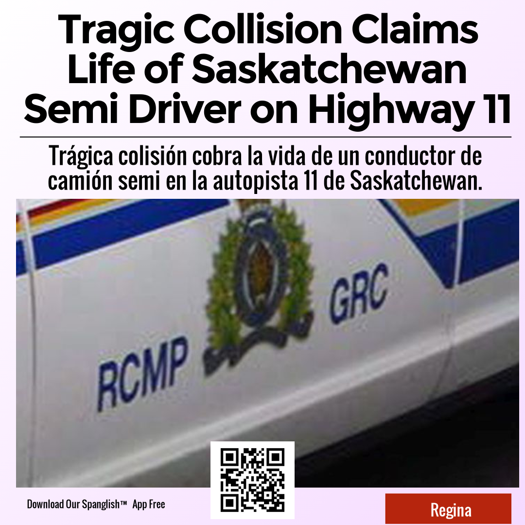 Tragic Collision Claims Life of Saskatchewan Semi Driver on Highway 11