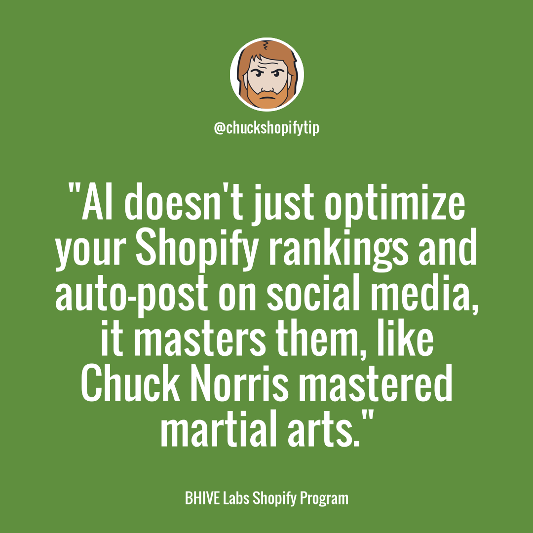 Master Shopify Success with AI: Redefining E-commerce Efficiency like Chuck Norris' Martial Arts Mastery