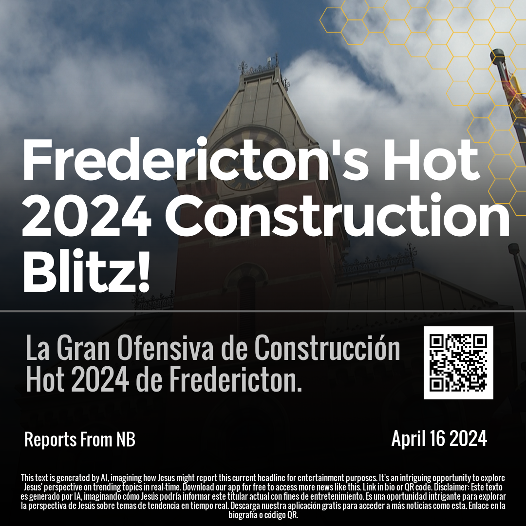 Fredericton's Hot 2024 Construction Blitz!