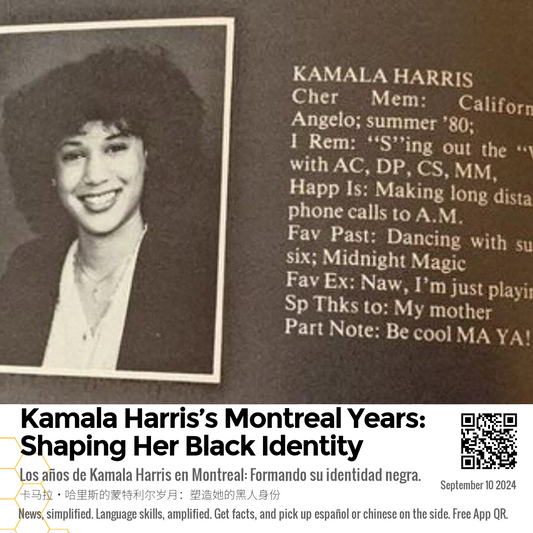 Kamala Harris’s Montreal Years: Shaping Her Black Identity