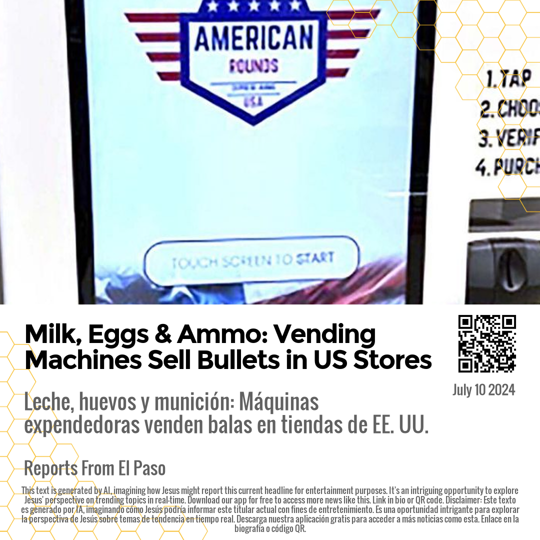 Milk, Eggs & Ammo: Vending Machines Sell Bullets in US Stores