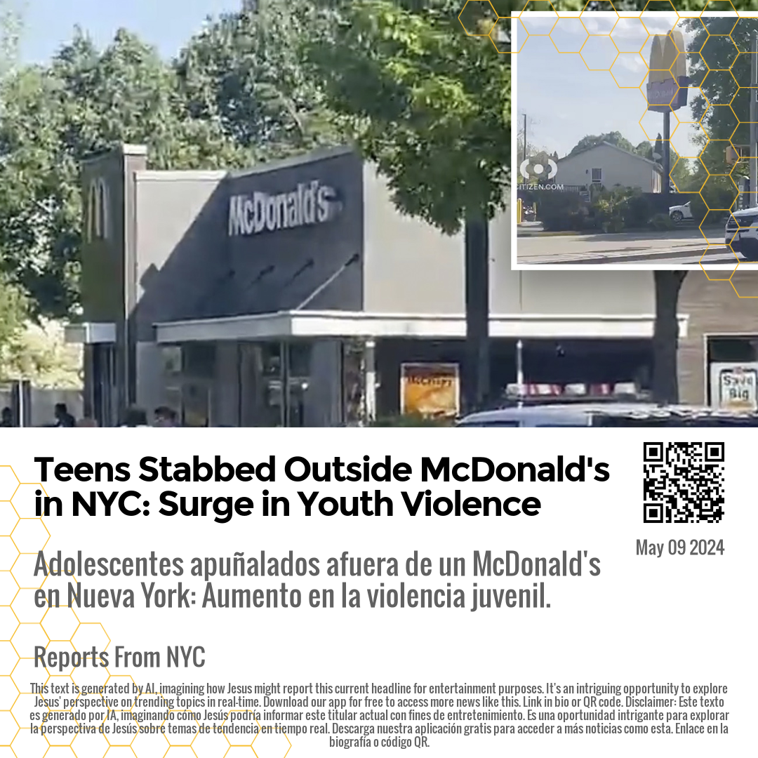 Teens Stabbed Outside McDonald's in NYC: Surge in Youth Violence