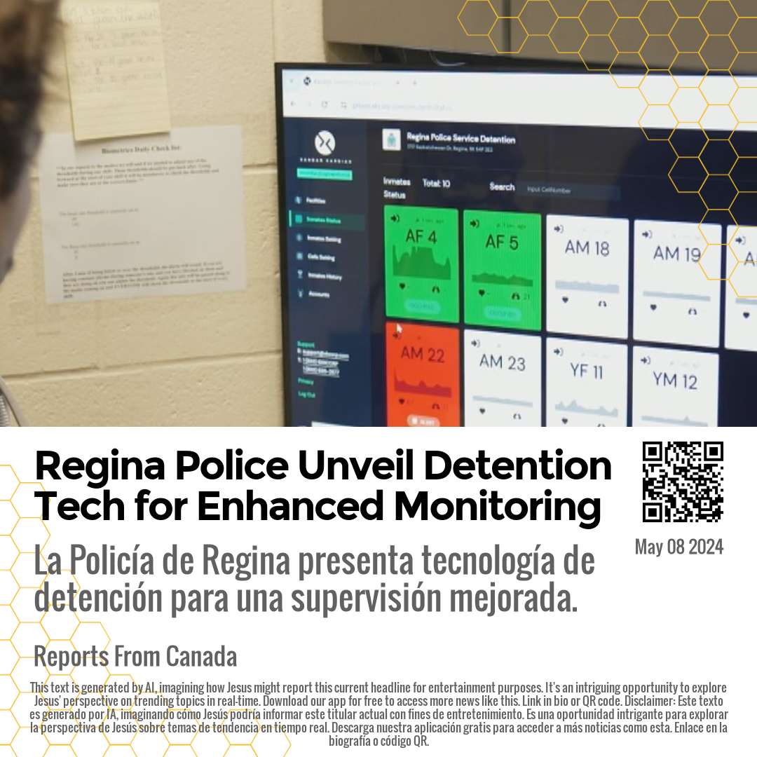 Regina Police Unveil Detention Tech for Enhanced Monitoring