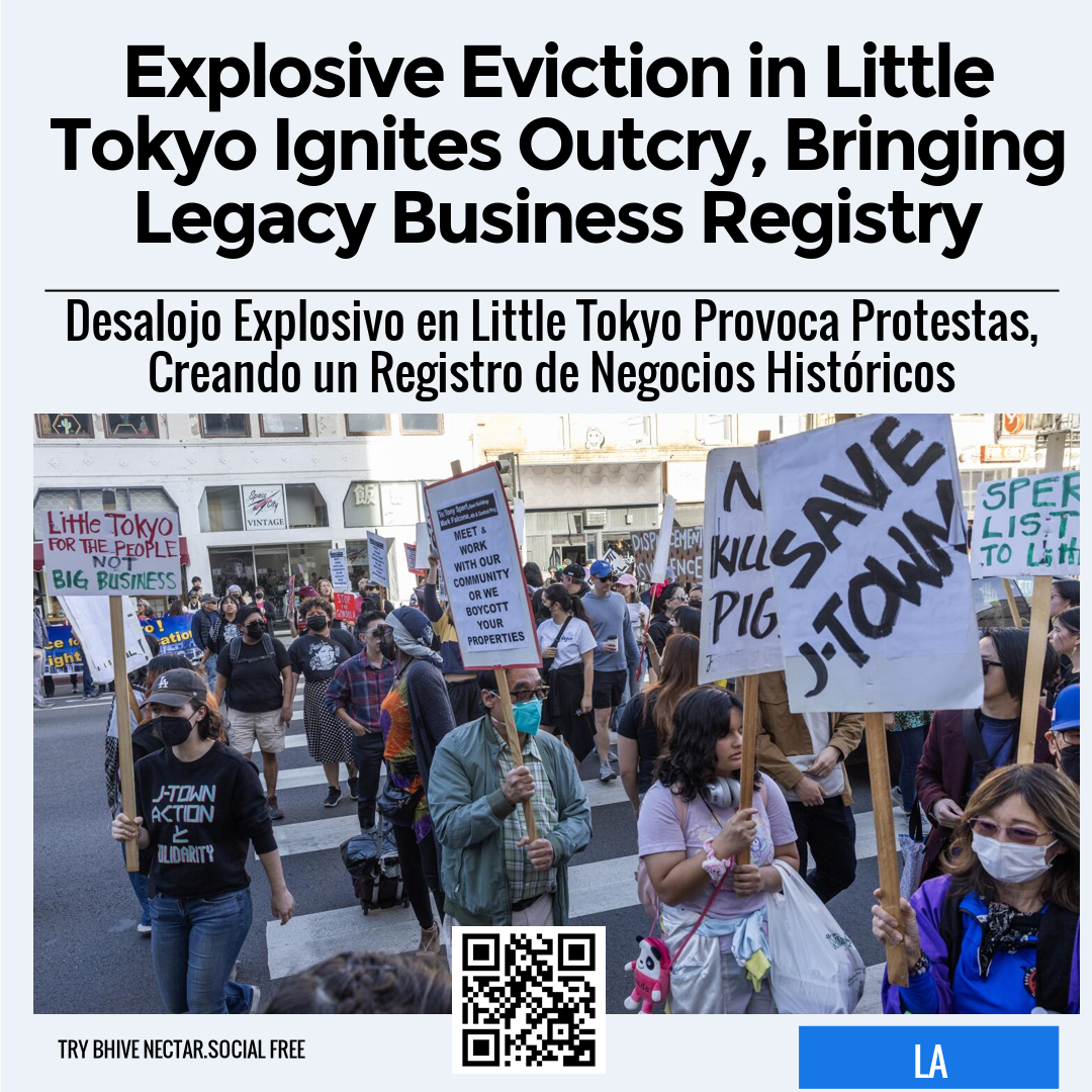 Explosive Eviction in Little Tokyo Ignites Outcry, Bringing Legacy Business Registry