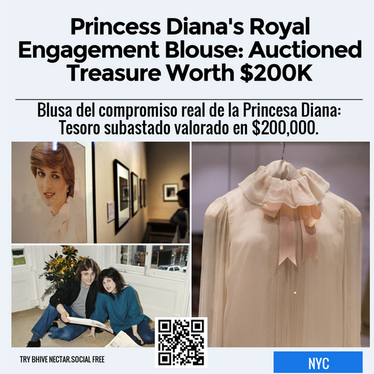 Princess Diana's Royal Engagement Blouse: Auctioned Treasure Worth $200K