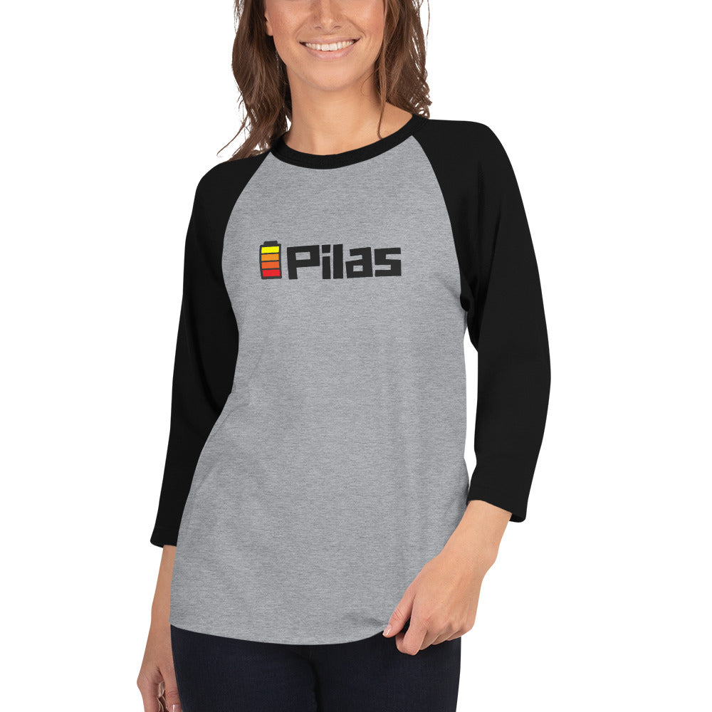 Pilas Womens 3/4 sleeve raglan shirt