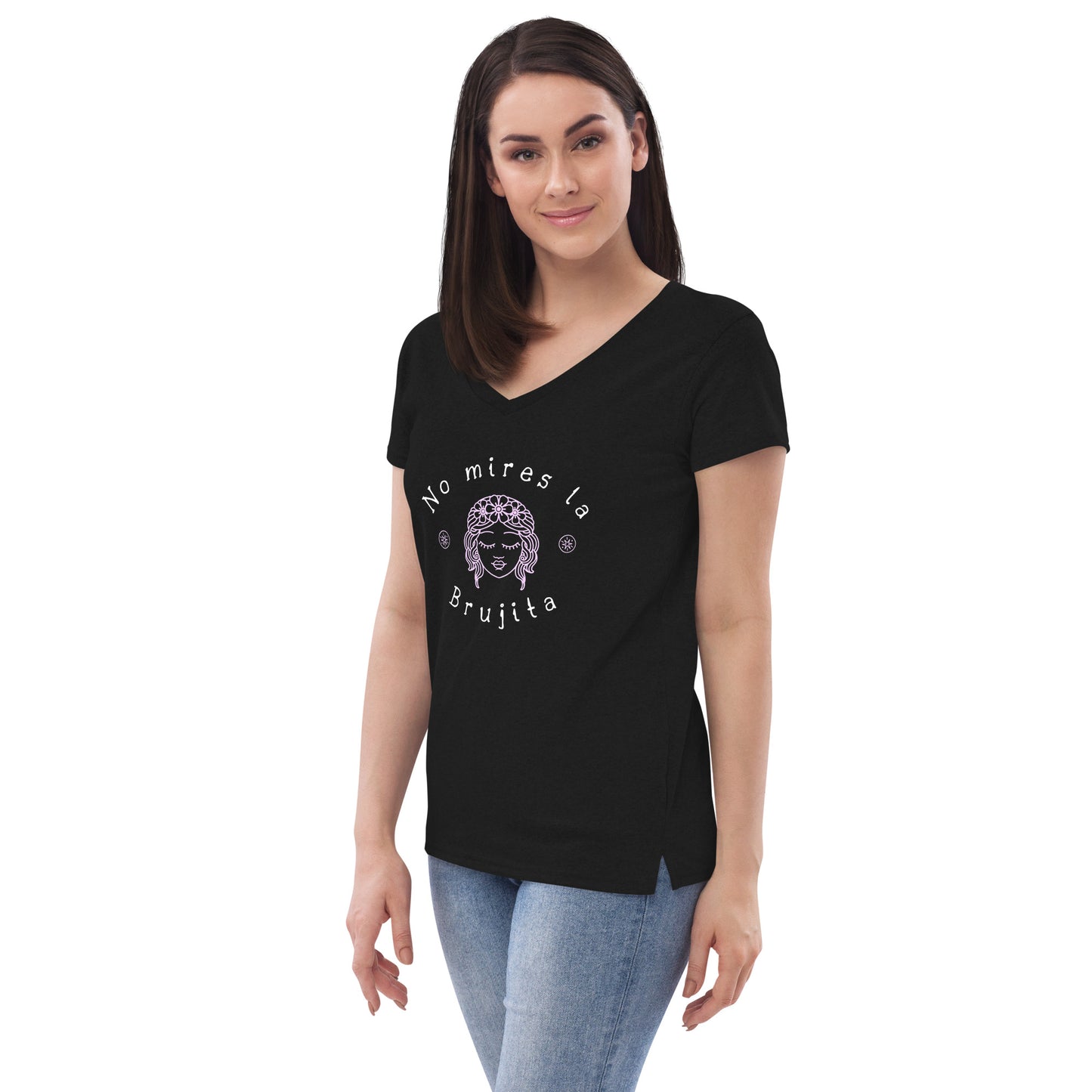 La Brujita Women’s recycled v-neck t-shirt